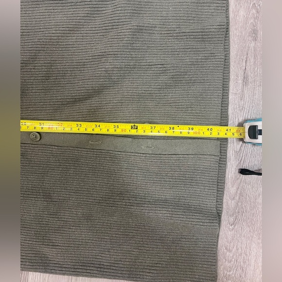 *NWT* Abercrombie & Fitch Polo Midi Sweater Dress in Olive Green - Picture 5 of 6